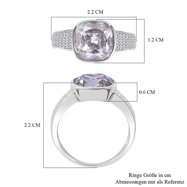 LUSTRO STELLA Zirkonia Ring- 9,03 Ct. image number 4