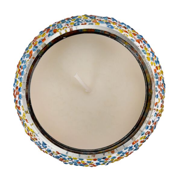 Lavendel-Eukalyptus Sojawachs-Duftkerze im Mosaikglas, Gr&ouml;&szlig;e: 10 x 8 cm image number 5