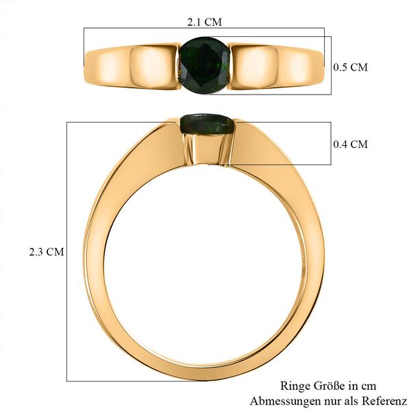 Natürlicher Chromdiopsid-Ring - 0,56 ct. image number 7