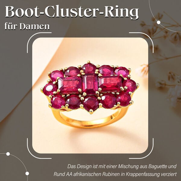 AA Afrikanischer Rubin-Ring - 6,74 ct. image number 2