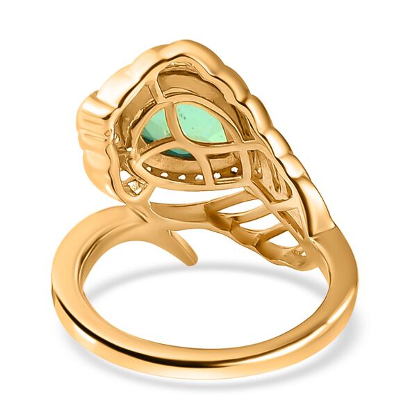 Pfau Triplett Quarz und Zirkon-Ring - 1,53 ct. image number 6