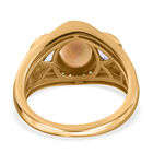 Natürlicher, äthiopischer Opal und Tansanit-Ring, 925 Silber Gelbgold Vermeil  ca. 1,73 ct image number 5