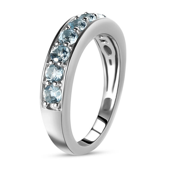 Espirito Santo Aquamarin-Ring, 925 Silber platiniert  ca. 0,70 ct image number 5