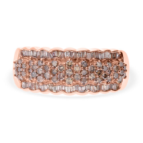 Natürlicher Champagner Diamant-Ring - 1 ct. image number 0