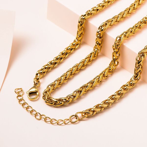 Byzantinische 50+5cm Halskette in Goldton image number 2