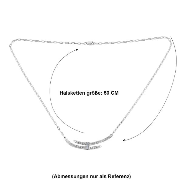 LUXURIANT DIAMOND - Lab Grown Diamant SI-GH Halskette ca. 50 cm 925 Silber ca. 0,13 ct. image number 5