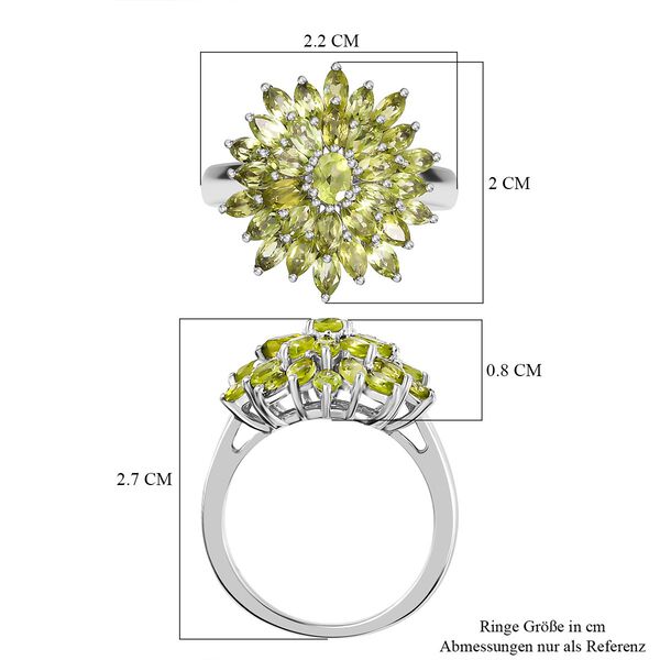 Peridot Ring - 3,19 ct. image number 7