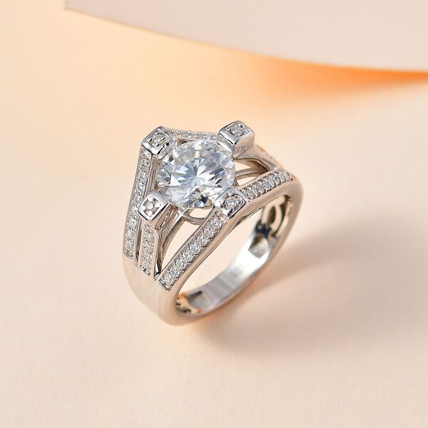 Moissanit Ring, ca. 2,27 ct image number 2