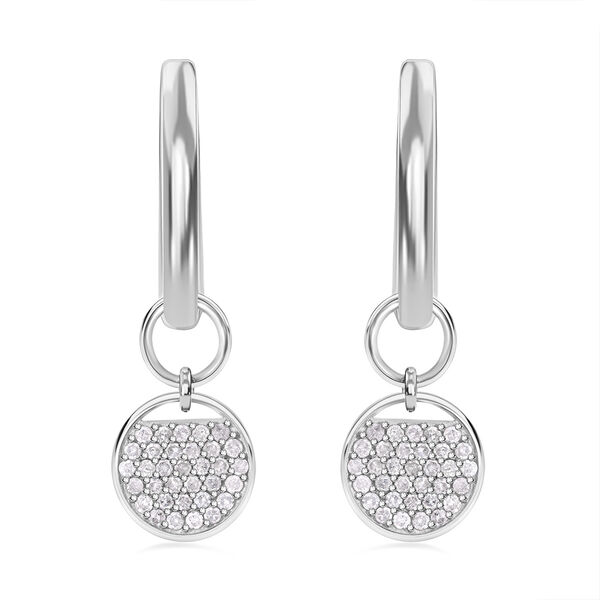 2er Set- Gelber Diamant-Anhänger mit 50cm Kette und Ohrringe - 0,48 ct. image number 2