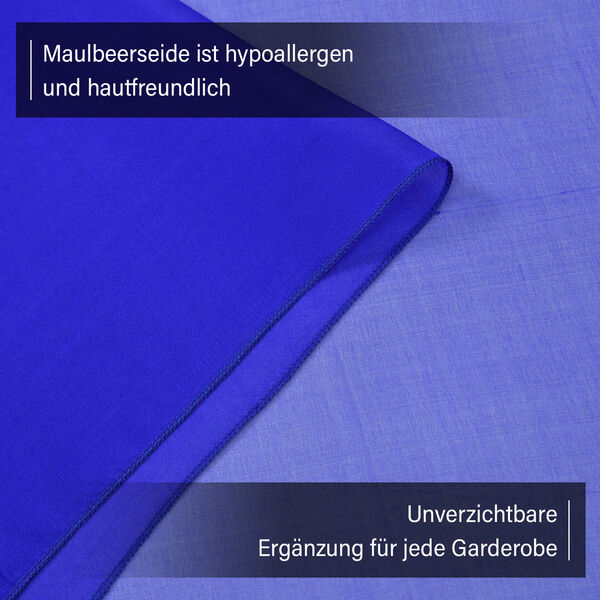 LA MAREY - Chiffonschal aus 100% Maulbeerseide in Altrosa image number 3