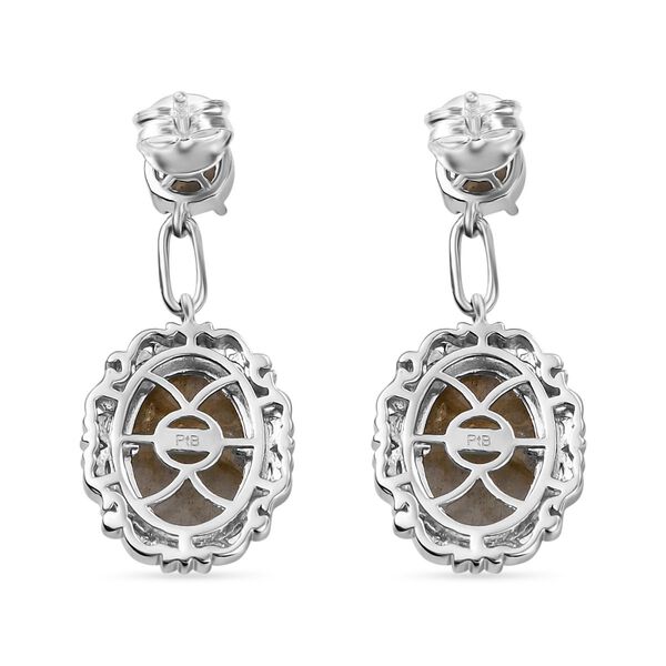 Labradorit Ohrringe - 13,57 ct. image number 5