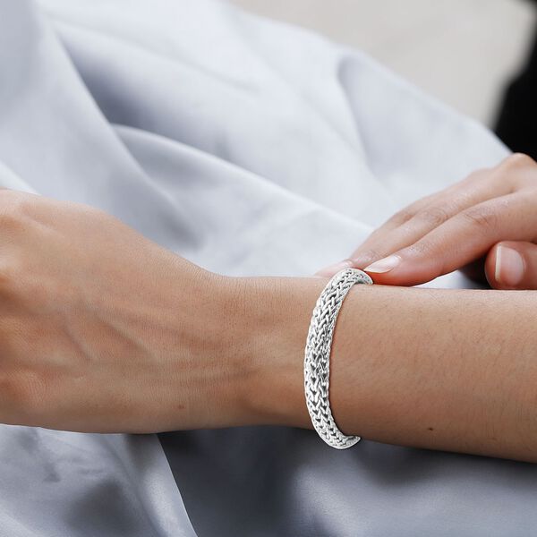 Royal Bali Kollektion – Tulang Naga Armband in Silber image number 8