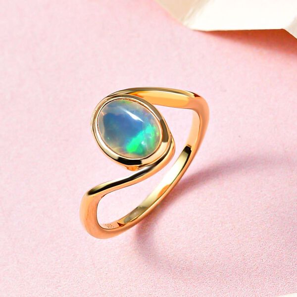 Natürlicher, äthiopischer Opal-Ring - 0,85 ct. image number 2