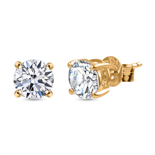 LUXURIANT DIAMOND- VS-GH Labor Diamant Ohrringe in 585 Gelbgold - 1 ct. image number 0