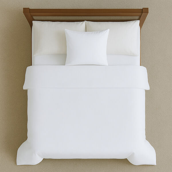 2-teiliges Bettbezug-Set aus 100% Bambus, Weiß image number 5