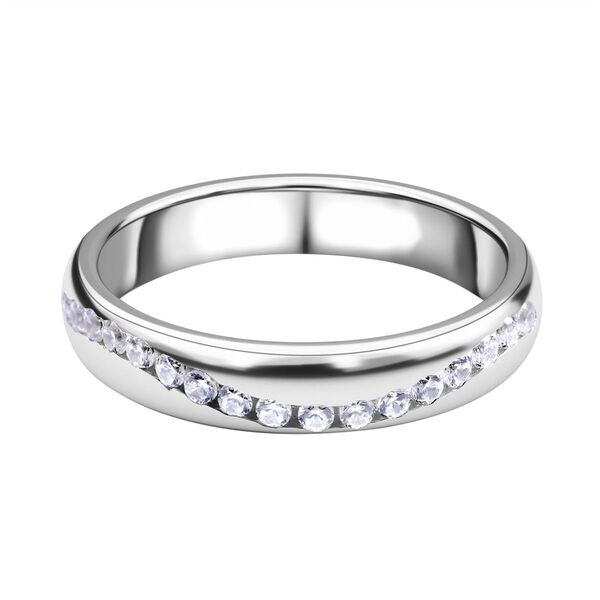 LUSTRO STELLA - Wei&szlig;er Zirkonia-Ring - 0,20 ct.
