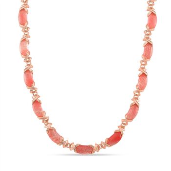 Kirschquarz 45+5cm Halskette - 250 ct.