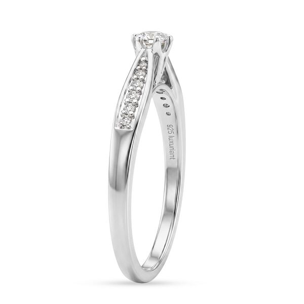 LUXURIANT DIAMOND - Lab Grown Diamant SI-GH Ring 925 Silber Rhodiniert (Gr&ouml;&szlig;e 16.00) ca. 0,26 ct image number 5