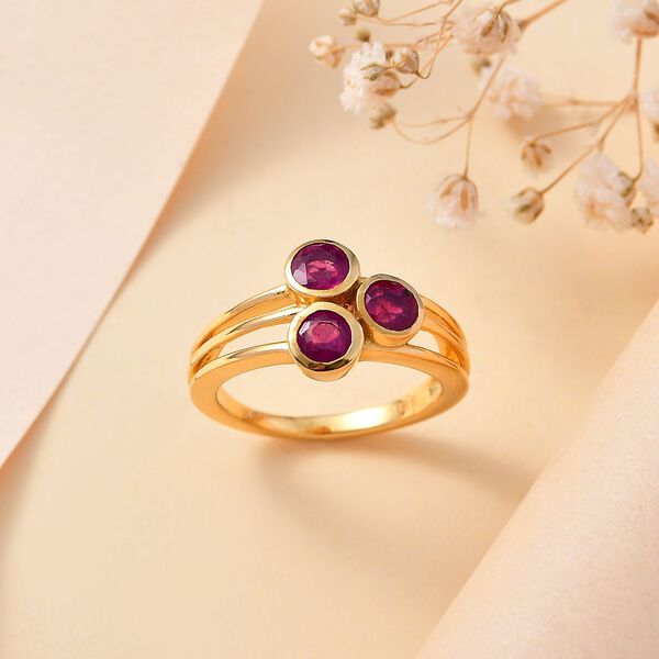 Afrikanischer Rubin Ring, ca. 1,26 ct. image number 2