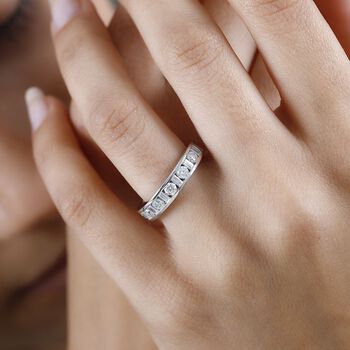 Moissanit Ring, ca. 0,94 ct