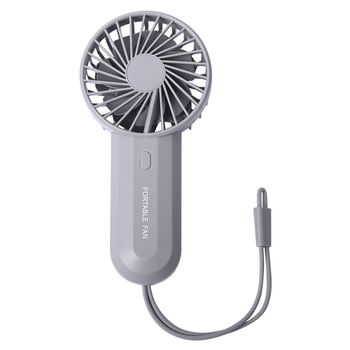 Tragbarer Mini Ventilator mit zwei L&uuml;fterfl&uuml;geln