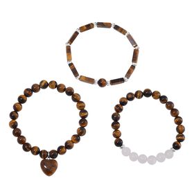 Gelbes Tigerauge Schmuckset