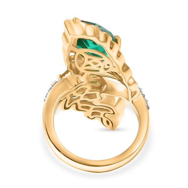 D'Joy Pfau Triplett Quarz, Peridot und Zirkon Ring - 4,90 ct. image number 5