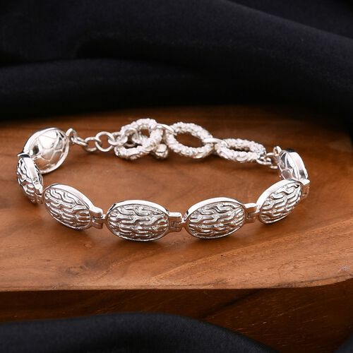 Royal Bali Kollektion- Geprägtes Münz-Armband image number 1