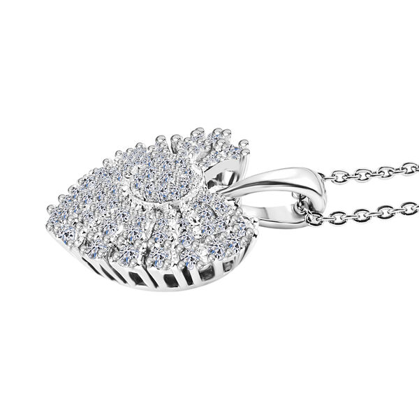 LUXURIANT DIAMOND - Lab Grown Diamant SI-GH Schmuckset ca. 50 cm 925 Silber rhodiniert ca. 0,50 ct. image number 3