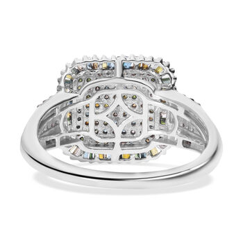 Mehrfarbiger Diamant-Ring - 1 ct.