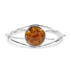 Natürlicher, baltischer Bernstein Armreif, ca. 20 cm, 925 Silber ca. 15.00 ct