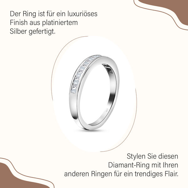 Forever Half Eternity Diamant Ring - 0,25 ct. image number 10