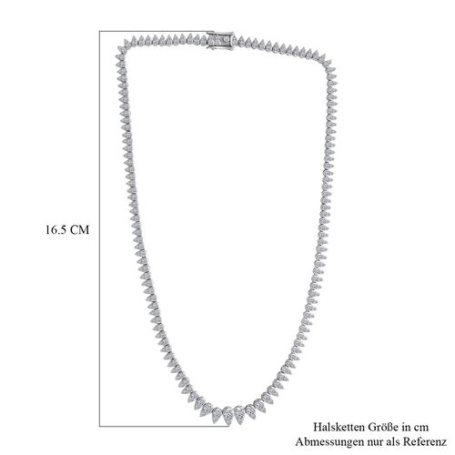 LUXURIANT DIAMOND- SGL zertifizierte SI-GH Labor Diamant Halskette, 40,5 cm - 5 ct. image number 4