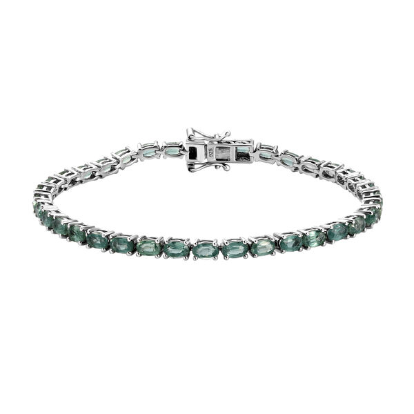 Gr&uuml;ner Kyanit Silberarmband 11,66 Ct