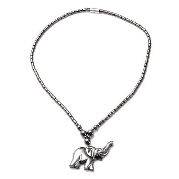 H&auml;matit Halskette ca. 50 cm Edelstahl 242,50 ct image number 0