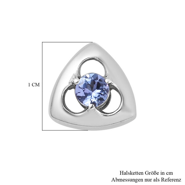 Tansanit Anh&auml;nger 925 Silber platiniert ca. 0,26 ct image number 6