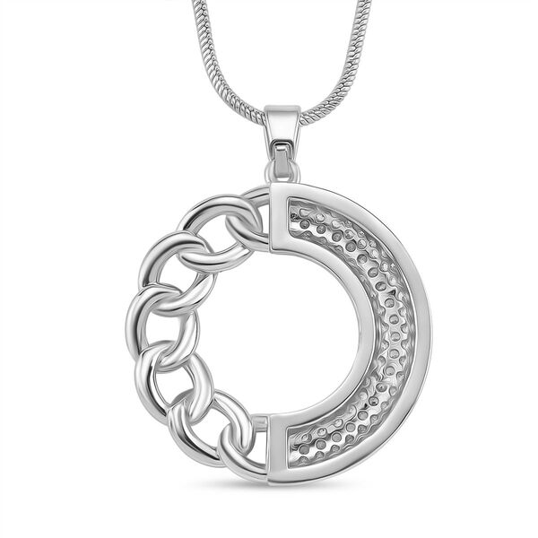 Weißer Zirkonia Schmuckset Nickelfreies Messing 0.30 ct image number 4