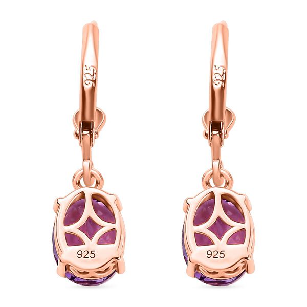 Rose de France Amethyst Ohrringe - 3,34 ct. image number 5