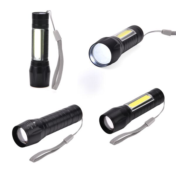 Chaos by Elsie Crossbody-Tasche aus echtem Leder, RFID-Schutz, Kroko-Pr&auml;gung und Mini-Taschenlampe, 28x10x18 cm image number 9