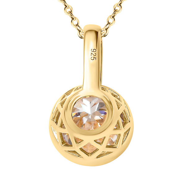 Moissanit-Anh&auml;nger mit Kette - 2,41 ct. image number 5