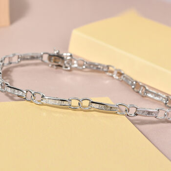 Diamant-Armband in Silber