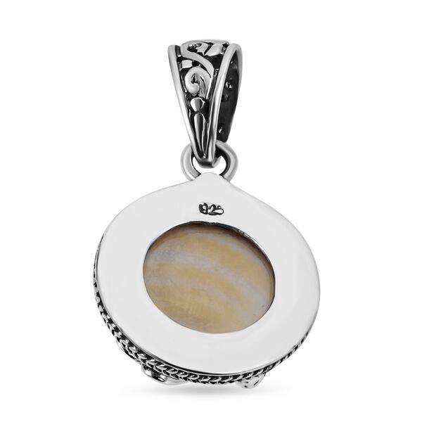 Royal Bali Kollektion - Blauer Mabe Perle-Anhänger image number 5