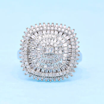 Cluster Diamant Ring - 1 ct.