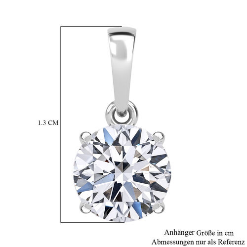 LUXURIANT DIAMOND- SGL zertifizierter VS-EF Labor Diamant Anhänger in 585 Weißgold - 1 ct. image number 5