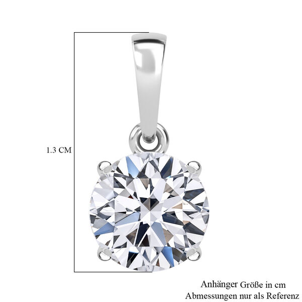 LUXURIANT 1 ct. SGL zertifizierter VS-EF Labor Diamant Anh&auml;nger in 585 Wei&szlig;gold image number 5
