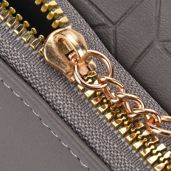 Geldb&ouml;rse mit RFID-Schutz, 11x8x4cm, Grau image number 8