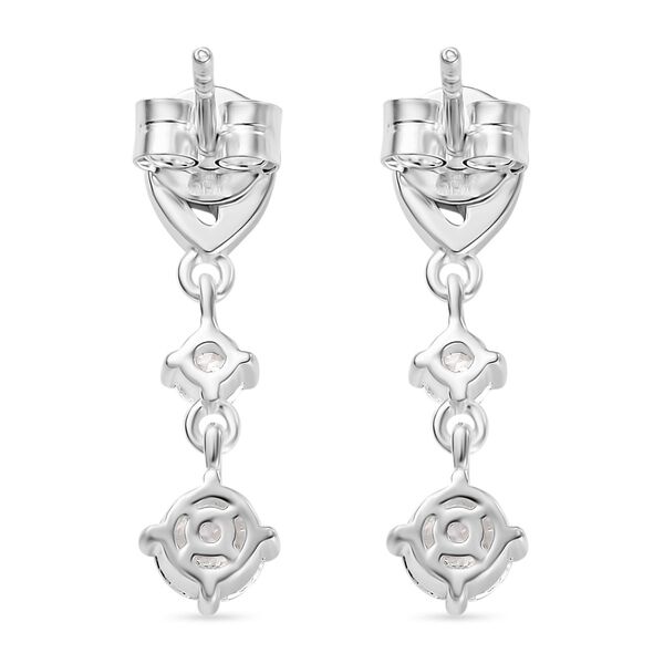 J Francis gefertigt mit SWAROVSKI- Swarovski Zirkonia Ohrringe in 925 Silber image number 5