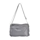Wasserdichte Umhängetasche aus Hochwertiges Nylon, gepolstert, 128 cm Schulterriemen, 27x16x9 cm, grau