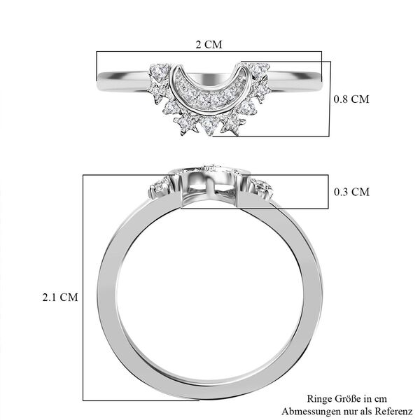 Funkelndes Sonnen- und Mond-Ring-Set image number 11