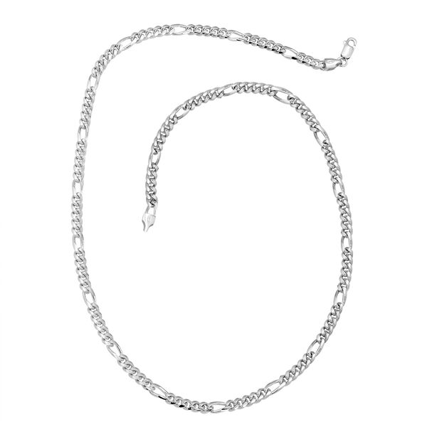 Italienische Figarokette, 925 Silber, ca. 56 cm, ca. 29,49g image number 3